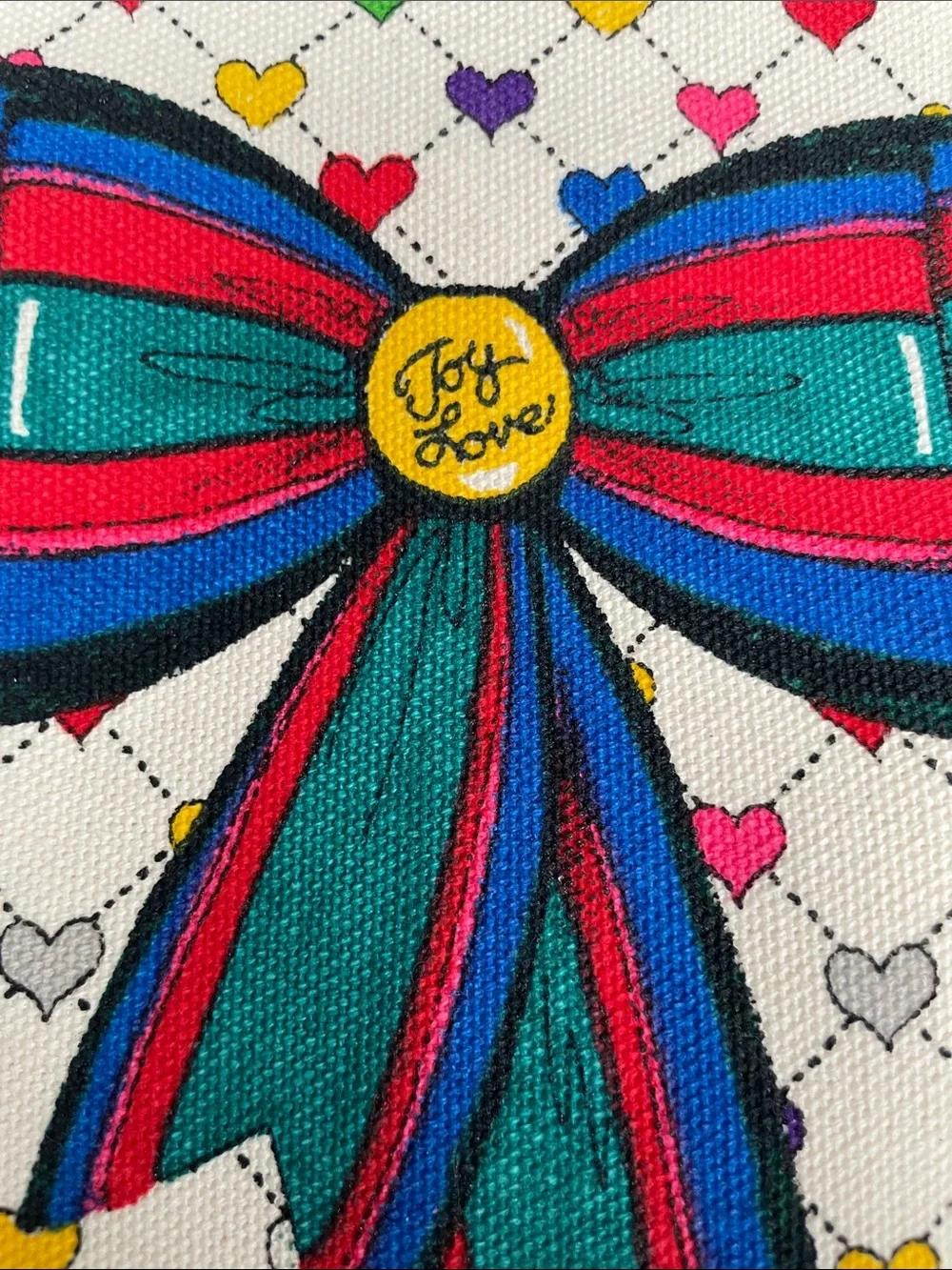 Brighton Colorful Love & Joy - Bow & Hearts With Leather Tassel Crossbody NWT